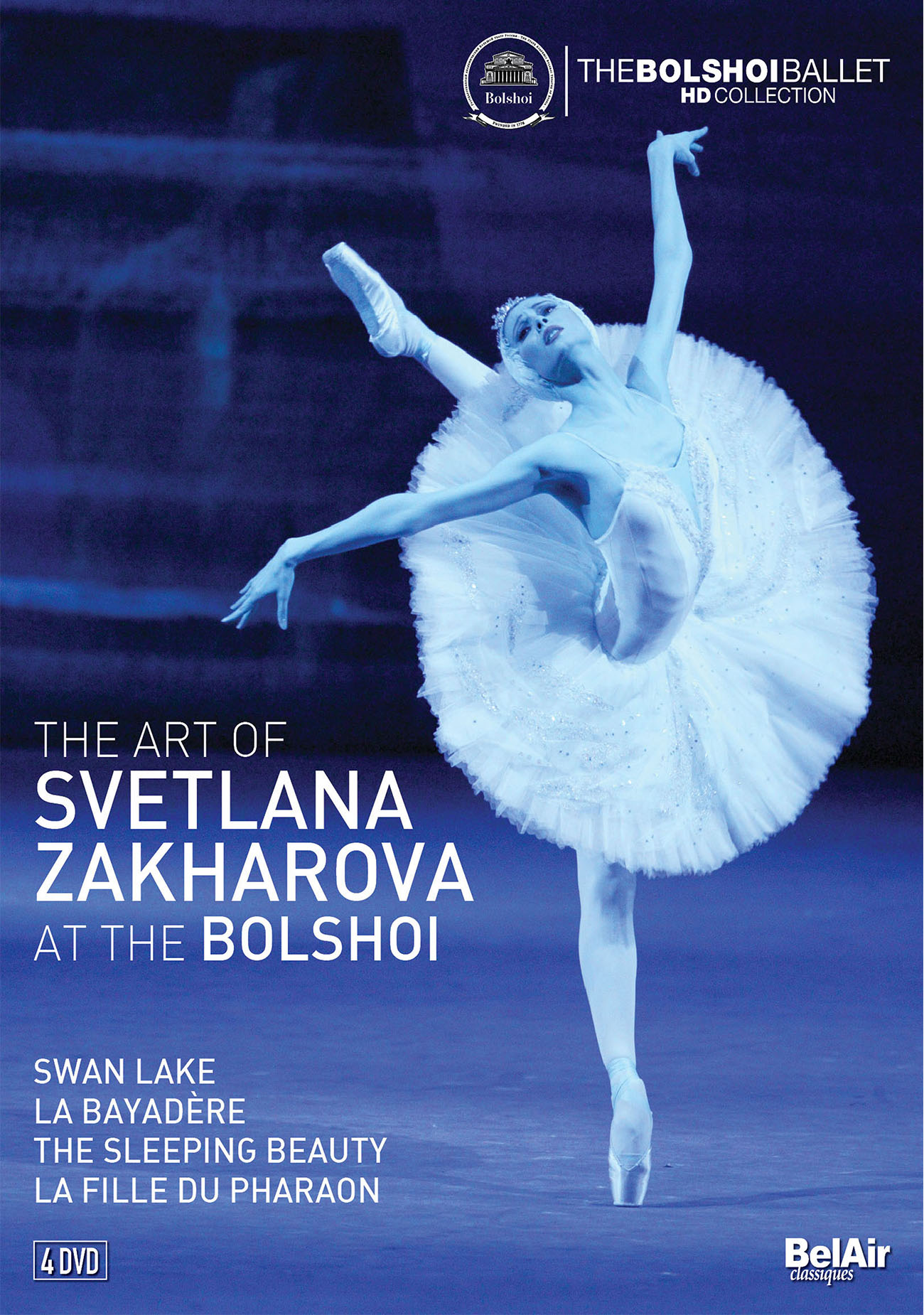 The Art Of Svetlana Zakharova At The Bolshoi 4 Dvd And 4 Blu Ray Box Set